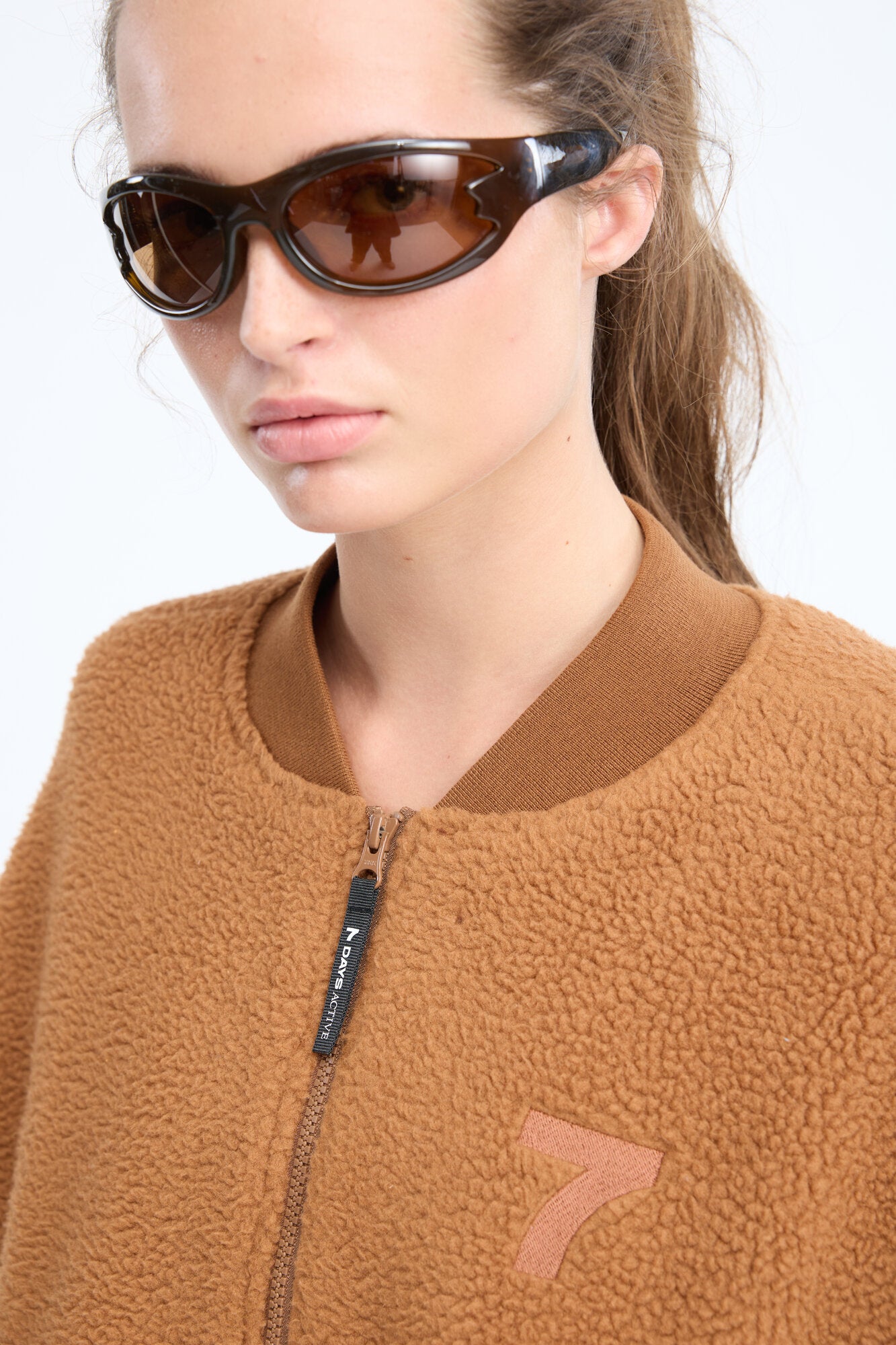Soul Teddy Fleece bomberjakke – Sienna